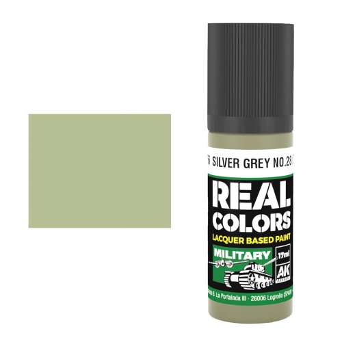 Go to product AK Interactive RC866 - Silver Grey No28 BS381 17 ml