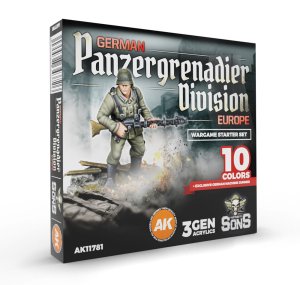 AK Interactive 11781 - German Panzergrenadier Division Europe Wargame Starter Set