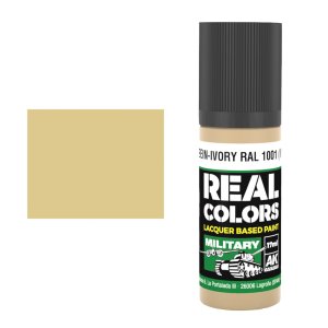 AK Interactive RC851 - Elfenbein - Ivory RAL 1001 Interior Color 17 ml
