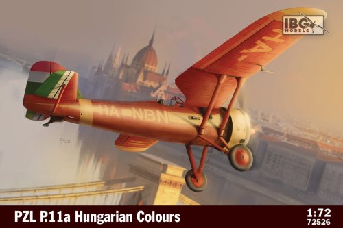 Go to product IBG 72526 - 1:72 PZL P.11a Hungarian Colours