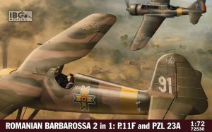 IBG 72530 - 1:72 Romanian Barbarossa 2 in 1: P.11F and PZL 23A