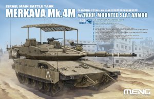 Meng TS056 - 1:35 Merkava Mk.4M with Roof Mounted SLAT Armor Israel MBT