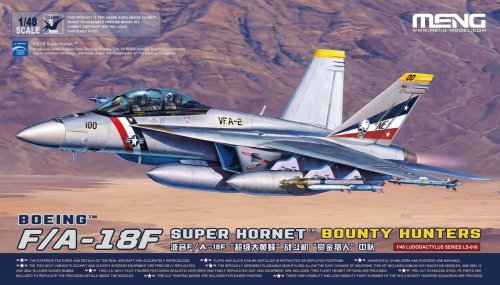 Go to product Meng LS016 - 1:48 F/A-18F Super Hornet Bounty Hunters