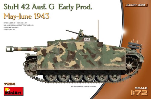 Go to product Miniart 72114 - 1:72 StuH 42 Ausf. G Early Prod. May-June 1943