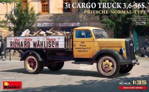 Miniart 38079 - 1:35 3t Cargo Truck 3.6-36S. Pritsche-Normal-Type