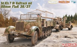 Dragon 6971 - 1:35 Sd.Kfz.7 8t Late Production mit 8,8 cm FlaK 36/37