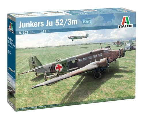 Go to product Italeri 0102 - 1:72 Junkers Ju 52/3m