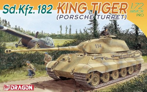 Go to product DRAGON 7231 - 1:72 Sd.Kfz.182 King Tiger (Porsche Turret)