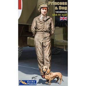 Gecko Models 16GM0020 - 1:16 The Princess & Dog