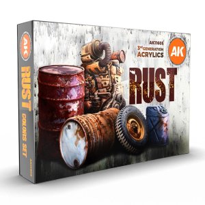 AK INTERACTIVE 11605 - Rust and Abandoned acrylic paint set