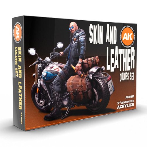 Go to product AK INTERACTIVE 11613 - Skin and Leather Color acrylic paint set