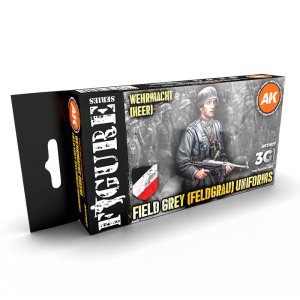 AK INTERACTIVE 11627 - Feldgrau Uniforms Wehrmacht Heer acrylic paint set