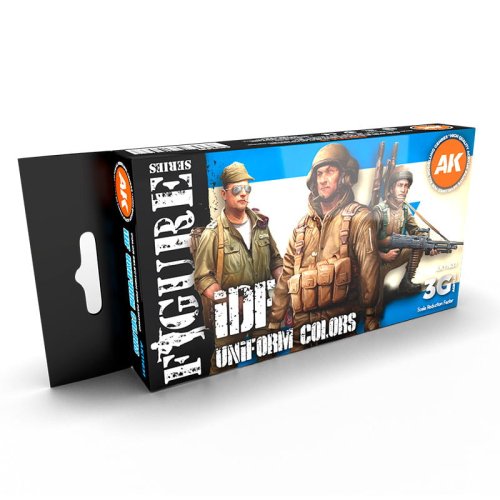 Go to product AK INTERACTIVE 11631 - IDF Uniform Color acrylic paint sets