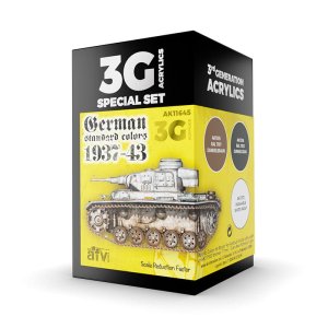 AK INTERACTIVE 11645 - German Standard Color 1937-43 acrylic paint set