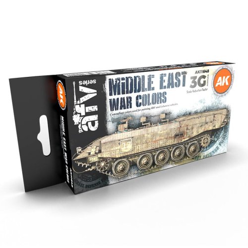Go to product AK INTERACTIVE 11648 - Middle East War Color acrylic paint set