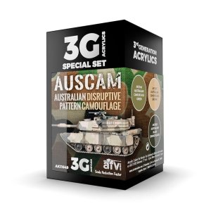AK INTERACTIVE 11649 - AUSCAM Australian Disruptive Camouflage Pattern acrylic paint set