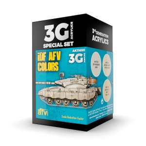 AK INTERACTIVE 11650 - IDF AFV Color acrylic paint set