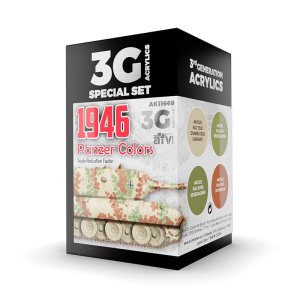 AK INTERACTIVE 11669 - 1946 Panzer Color acrylic paint set