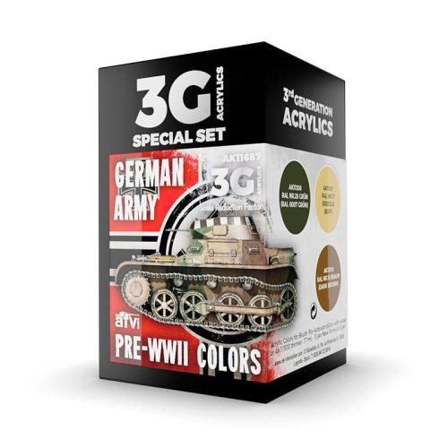 Go to product AK INTERACTIVE 11687 - German Army Pre-WWII Color acrylic paint set