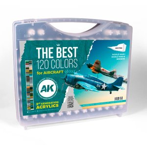 AK Interactive 11706 - The Best 120 Colors For Aircraft