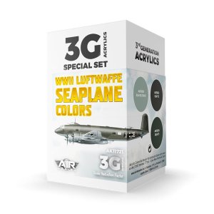 AK INTERACTIVE 11721 - WWII Luftwaffe Seaplane Color acrylic paint set
