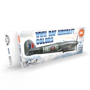 AK INTERACTIVE 11723 - WWII RAF Aircraft Color acrylic paint set
