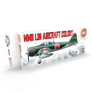 AK INTERACTIVE 11737 - WWII IJN Aircraft Color acrylic paint set