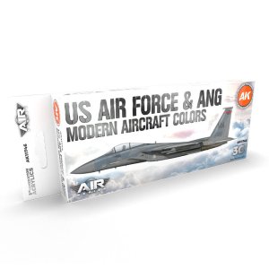 AK INTERACTIVE 11746 - US Air Force & ANG Modern Aircraft Color acrylic paint set