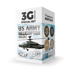 AK INTERACTIVE 11750 - US Army Helicopter Color acrylic paint set