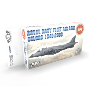 AK INTERACTIVE 11754 - RN Fleet Air Arm Aircraft Color 1945-2010 acrylic paint set