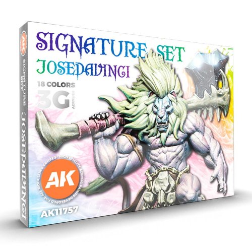 Go to product AK INTERACTIVE 11757 - JoseDaVinci 3G Signature Set acrylic paint
