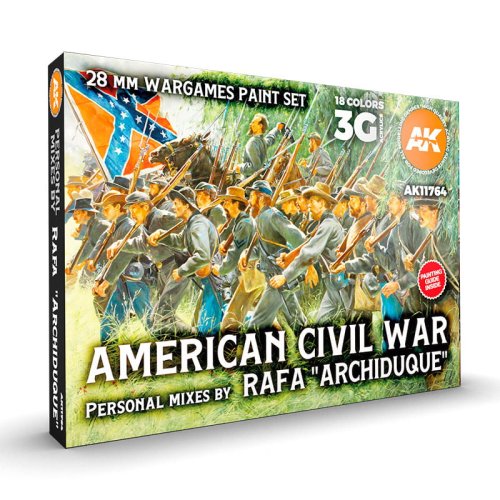 Go to product AK Interactive 11764 - American Civil War Personal Mixes by Rafa Archiduque acrylic paint set