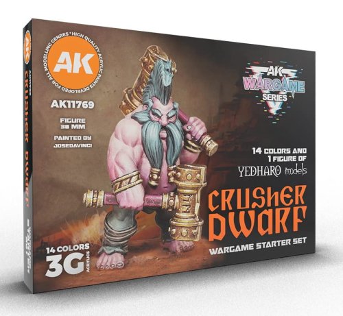 Go to product AK Interactive 11769 - Crusher Dwarf Wargame Starter Set