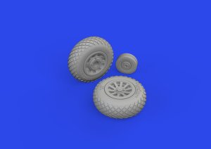 Eduard 672366 - 1:72 P-51D wheels diamond tread