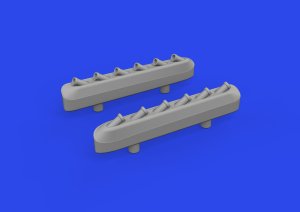 Eduard 672359 - 1:72 P-51D exhaust stacks w/ fairing Print 3D