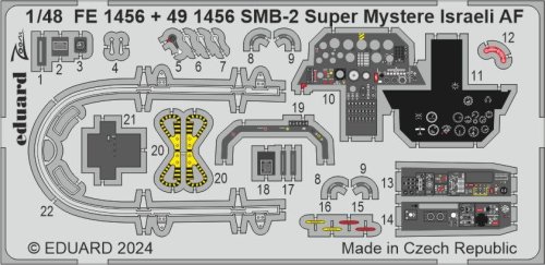 Go to product Eduard FE1456 - 1:48 SMB-2 Super Mystere Israeli AF