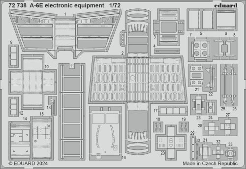 Go to product Eduard 72738 - 1:72 A-6E electronic equipment