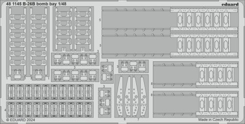 Go to product Eduard 481145 - 1:48 B-26B bomb bay