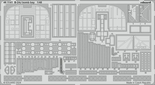 Go to product Eduard 481141 - 1:48 B-24J bomb bay
