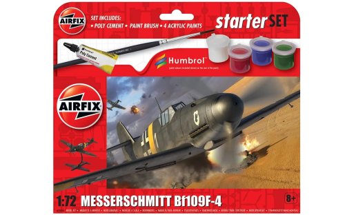 Go to product Airfix 55014 - 1:72 Messerschmitt Bf 109F-4 model with paints