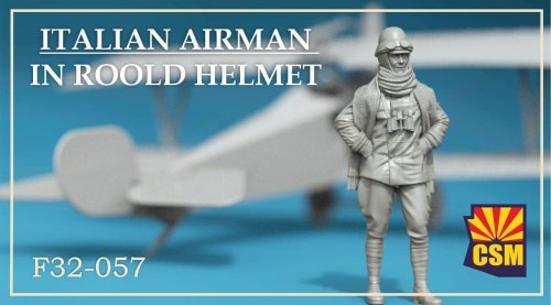 Go to product Copper State Models CSM F32057 - 1:32 Italian Airman in Roold Crash Helmet