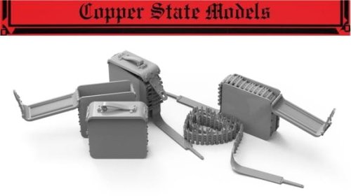 Go to product Copper State Models CSM A35039 - 1:35 Russian Maxim MG Ammunition Boxes