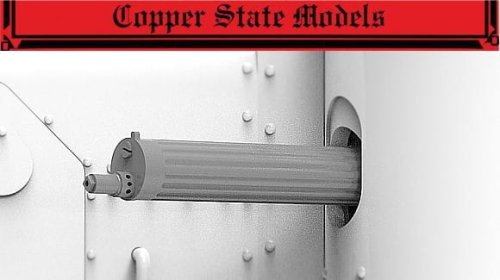 Go to product Copper State Models CSM A35038 - 1:35 Maxim MG w/ Ribbed Barrel Jacket for Garford-Putilov