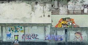 NOCH 56669 - 3D Cardboard Sheet - Industrial Walls