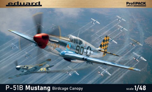 Go to product Eduard 82107 - 1:48 P-51B Mustang Birdcage canopy