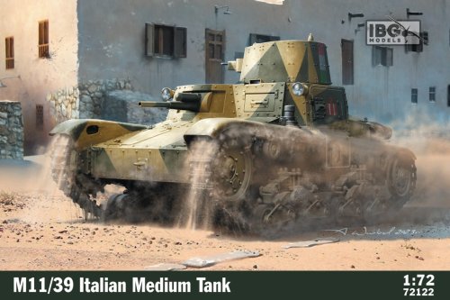 Go to product IBG 72122 - 1:72 M11/39 Italian Medium Tank