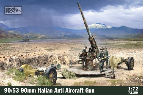 Go to product IBG 72159 - 1:72 90/53 90mm Italian Anti Aircraft Gun
