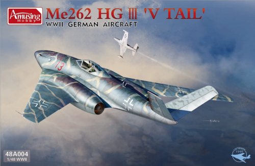 Go to product Amusing Hobby 48A004 - 1:48 Me 262 HG III V Tail