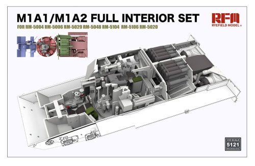 Go to product Rye Field Model 5121 - 1:35 M1A1 / M1A2 Abrams Full Interior Set