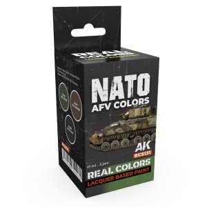 AK Interactive RCS131 - NATO AFV Colors paint set